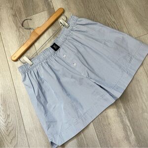 Realisation Par Shorts striped boxer womens Blue (medium) beach loungewear